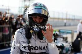 Nico Rosberg (GER) Mercedes AMG F1 in parc ferme. 02.11.2014. Formula 1 World Championship, Rd 17, United States Grand Prix, Austin, Texas, USA, Race Day.