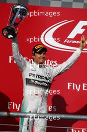 2nd place Nico Rosberg (GER) Mercedes AMG F1 W05. 02.11.2014. Formula 1 World Championship, Rd 17, United States Grand Prix, Austin, Texas, USA, Race Day.