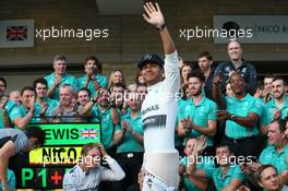 1st place Lewis Hamilton (GBR) Mercedes AMG F1. 02.11.2014. Formula 1 World Championship, Rd 17, United States Grand Prix, Austin, Texas, USA, Race Day.