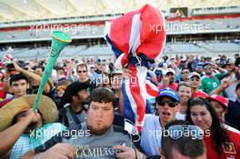 Fans after the race. 02.11.2014. Formula 1 World Championship, Rd 17, United States Grand Prix, Austin, Texas, USA, Race Day.