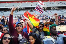 Fans after the race. 02.11.2014. Formula 1 World Championship, Rd 17, United States Grand Prix, Austin, Texas, USA, Race Day.