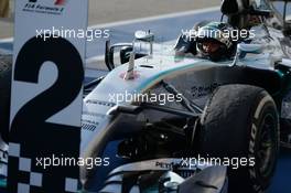 Second placed Nico Rosberg (GER) Mercedes AMG F1 W05 in parc ferme. 02.11.2014. Formula 1 World Championship, Rd 17, United States Grand Prix, Austin, Texas, USA, Race Day.