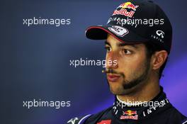 Daniel Ricciardo (AUS) Red Bull Racing in the FIA Press Conference. 02.11.2014. Formula 1 World Championship, Rd 17, United States Grand Prix, Austin, Texas, USA, Race Day.