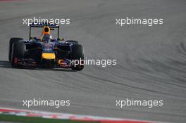 Sebastian Vettel (GER) Red Bull Racing RB10. 02.11.2014. Formula 1 World Championship, Rd 17, United States Grand Prix, Austin, Texas, USA, Race Day.