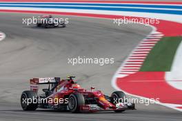 Kimi Raikkonen (FIN) Ferrari F14-T. 02.11.2014. Formula 1 World Championship, Rd 17, United States Grand Prix, Austin, Texas, USA, Race Day.