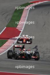 Pastor Maldonado (VEN) Lotus F1 E21. 02.11.2014. Formula 1 World Championship, Rd 17, United States Grand Prix, Austin, Texas, USA, Race Day.