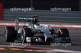 Nico Rosberg (GER) Mercedes AMG F1 W05. 02.11.2014. Formula 1 World Championship, Rd 17, United States Grand Prix, Austin, Texas, USA, Race Day.