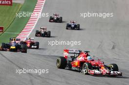 Fernando Alonso (ESP) Ferrari F14-T. 02.11.2014. Formula 1 World Championship, Rd 17, United States Grand Prix, Austin, Texas, USA, Race Day.