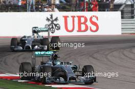 Nico Rosberg (GER) Mercedes AMG F1 W05. 02.11.2014. Formula 1 World Championship, Rd 17, United States Grand Prix, Austin, Texas, USA, Race Day.