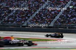 Nico Hulkenberg (GER) Sahara Force India F1 VJM07. 02.11.2014. Formula 1 World Championship, Rd 17, United States Grand Prix, Austin, Texas, USA, Race Day.