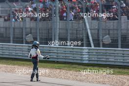 Adrian Sutil (GER) Sauber retired from the race. 02.11.2014. Formula 1 World Championship, Rd 17, United States Grand Prix, Austin, Texas, USA, Race Day.