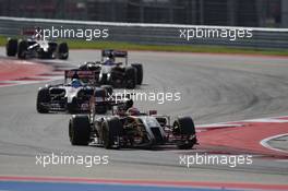 Pastor Maldonado (VEN) Lotus F1 E21. 02.11.2014. Formula 1 World Championship, Rd 17, United States Grand Prix, Austin, Texas, USA, Race Day.