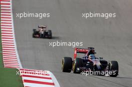 Jean-Eric Vergne (FRA), Scuderia Toro Rosso   02.11.2014. Formula 1 World Championship, Rd 17, United States Grand Prix, Austin, Texas, USA, Race Day.