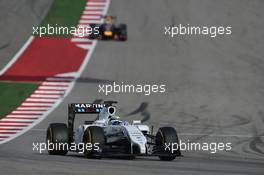 Felipe Massa (BRA) Williams FW36. 02.11.2014. Formula 1 World Championship, Rd 17, United States Grand Prix, Austin, Texas, USA, Race Day.