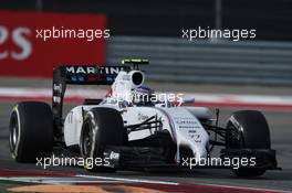 Valtteri Bottas (FIN) Williams FW36. 02.11.2014. Formula 1 World Championship, Rd 17, United States Grand Prix, Austin, Texas, USA, Race Day.