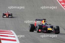 Sebastian Vettel (GER), Red Bull Racing  02.11.2014. Formula 1 World Championship, Rd 17, United States Grand Prix, Austin, Texas, USA, Race Day.