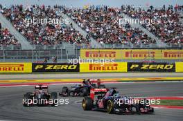 Jean-Eric Vergne (FRA) Scuderia Toro Rosso STR9. 02.11.2014. Formula 1 World Championship, Rd 17, United States Grand Prix, Austin, Texas, USA, Race Day.