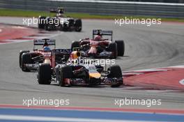 Daniel Ricciardo (AUS) Red Bull Racing RB10. 02.11.2014. Formula 1 World Championship, Rd 17, United States Grand Prix, Austin, Texas, USA, Race Day.