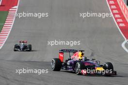 Sebastian Vettel (GER), Red Bull Racing  02.11.2014. Formula 1 World Championship, Rd 17, United States Grand Prix, Austin, Texas, USA, Race Day.