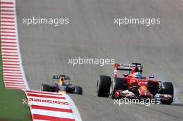 Fernando Alonso (ESP), Scuderia Ferrari  02.11.2014. Formula 1 World Championship, Rd 17, United States Grand Prix, Austin, Texas, USA, Race Day.