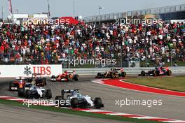 Felipe Massa (BRA) Williams FW36. 02.11.2014. Formula 1 World Championship, Rd 17, United States Grand Prix, Austin, Texas, USA, Race Day.