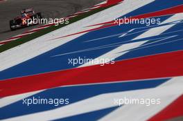 Fernando Alonso (ESP) Ferrari F14-T. 02.11.2014. Formula 1 World Championship, Rd 17, United States Grand Prix, Austin, Texas, USA, Race Day.