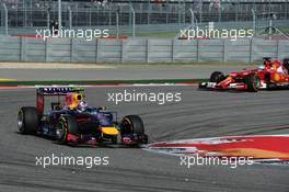 Daniel Ricciardo (AUS) Red Bull Racing RB10. 02.11.2014. Formula 1 World Championship, Rd 17, United States Grand Prix, Austin, Texas, USA, Race Day.