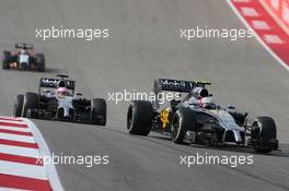 Kevin Magnussen (DEN), McLaren F1  02.11.2014. Formula 1 World Championship, Rd 17, United States Grand Prix, Austin, Texas, USA, Race Day.