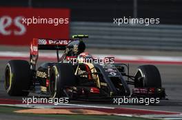 Pastor Maldonado (VEN) Lotus F1 E21. 02.11.2014. Formula 1 World Championship, Rd 17, United States Grand Prix, Austin, Texas, USA, Race Day.