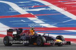 Daniel Ricciardo (AUS) Red Bull Racing RB10. 02.11.2014. Formula 1 World Championship, Rd 17, United States Grand Prix, Austin, Texas, USA, Race Day.