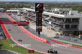 Jenson Button (GBR) McLaren MP4-29. 02.11.2014. Formula 1 World Championship, Rd 17, United States Grand Prix, Austin, Texas, USA, Race Day.