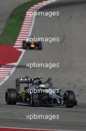 Kevin Magnussen (DEN) McLaren MP4-29. 02.11.2014. Formula 1 World Championship, Rd 17, United States Grand Prix, Austin, Texas, USA, Race Day.