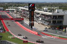 Pastor Maldonado (VEN) Lotus F1 E21. 02.11.2014. Formula 1 World Championship, Rd 17, United States Grand Prix, Austin, Texas, USA, Race Day.