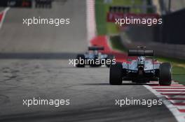 Nico Rosberg (GER) Mercedes AMG F1 W05. 02.11.2014. Formula 1 World Championship, Rd 17, United States Grand Prix, Austin, Texas, USA, Race Day.