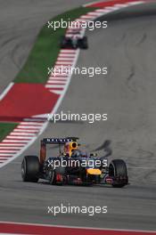 Sebastian Vettel (GER) Red Bull Racing RB10. 02.11.2014. Formula 1 World Championship, Rd 17, United States Grand Prix, Austin, Texas, USA, Race Day.