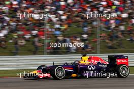 Sebastian Vettel (GER) Red Bull Racing RB10. 02.11.2014. Formula 1 World Championship, Rd 17, United States Grand Prix, Austin, Texas, USA, Race Day.