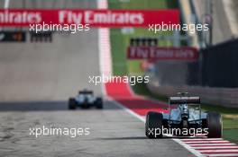 Nico Rosberg (GER) Mercedes AMG F1 W05. 02.11.2014. Formula 1 World Championship, Rd 17, United States Grand Prix, Austin, Texas, USA, Race Day.