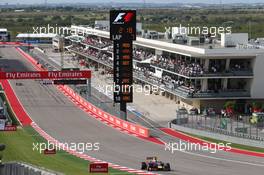 Sebastian Vettel (GER) Red Bull Racing RB10. 02.11.2014. Formula 1 World Championship, Rd 17, United States Grand Prix, Austin, Texas, USA, Race Day.