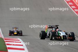 Nico Hulkenberg (GER), Sahara Force India  02.11.2014. Formula 1 World Championship, Rd 17, United States Grand Prix, Austin, Texas, USA, Race Day.