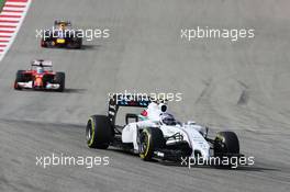 Valtteri Bottas (FIN) Williams FW36. 02.11.2014. Formula 1 World Championship, Rd 17, United States Grand Prix, Austin, Texas, USA, Race Day.