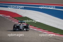 Lewis Hamilton (GBR) Mercedes AMG F1 W05. 02.11.2014. Formula 1 World Championship, Rd 17, United States Grand Prix, Austin, Texas, USA, Race Day.