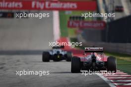 Fernando Alonso (ESP) Ferrari F14-T. 02.11.2014. Formula 1 World Championship, Rd 17, United States Grand Prix, Austin, Texas, USA, Race Day.