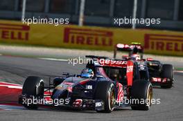 Jean-Eric Vergne (FRA) Scuderia Toro Rosso STR9. 02.11.2014. Formula 1 World Championship, Rd 17, United States Grand Prix, Austin, Texas, USA, Race Day.