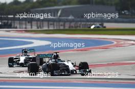 Nico Rosberg (GER) Mercedes AMG F1 W05. 02.11.2014. Formula 1 World Championship, Rd 17, United States Grand Prix, Austin, Texas, USA, Race Day.