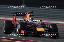 Daniel Ricciardo (AUS) Red Bull Racing RB10. 02.11.2014. Formula 1 World Championship, Rd 17, United States Grand Prix, Austin, Texas, USA, Race Day.