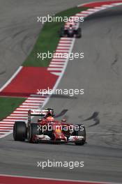 Kimi Raikkonen (FIN) Ferrari F14-T. 02.11.2014. Formula 1 World Championship, Rd 17, United States Grand Prix, Austin, Texas, USA, Race Day.