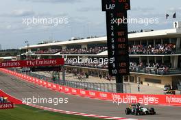 Nico Hulkenberg (GER) Sahara Force India F1 VJM07. 02.11.2014. Formula 1 World Championship, Rd 17, United States Grand Prix, Austin, Texas, USA, Race Day.