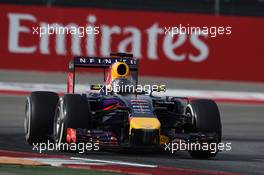 Sebastian Vettel (GER) Red Bull Racing RB10. 02.11.2014. Formula 1 World Championship, Rd 17, United States Grand Prix, Austin, Texas, USA, Race Day.