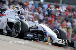 Valtteri Bottas (FIN), Williams F1 Team  02.11.2014. Formula 1 World Championship, Rd 17, United States Grand Prix, Austin, Texas, USA, Race Day.