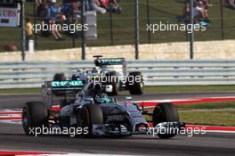 Nico Rosberg (GER) Mercedes AMG F1 W05. 02.11.2014. Formula 1 World Championship, Rd 17, United States Grand Prix, Austin, Texas, USA, Race Day.